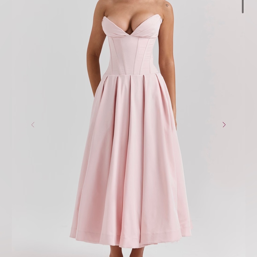 SOLD House of CB Lady Ballerina Pink strapless dress
